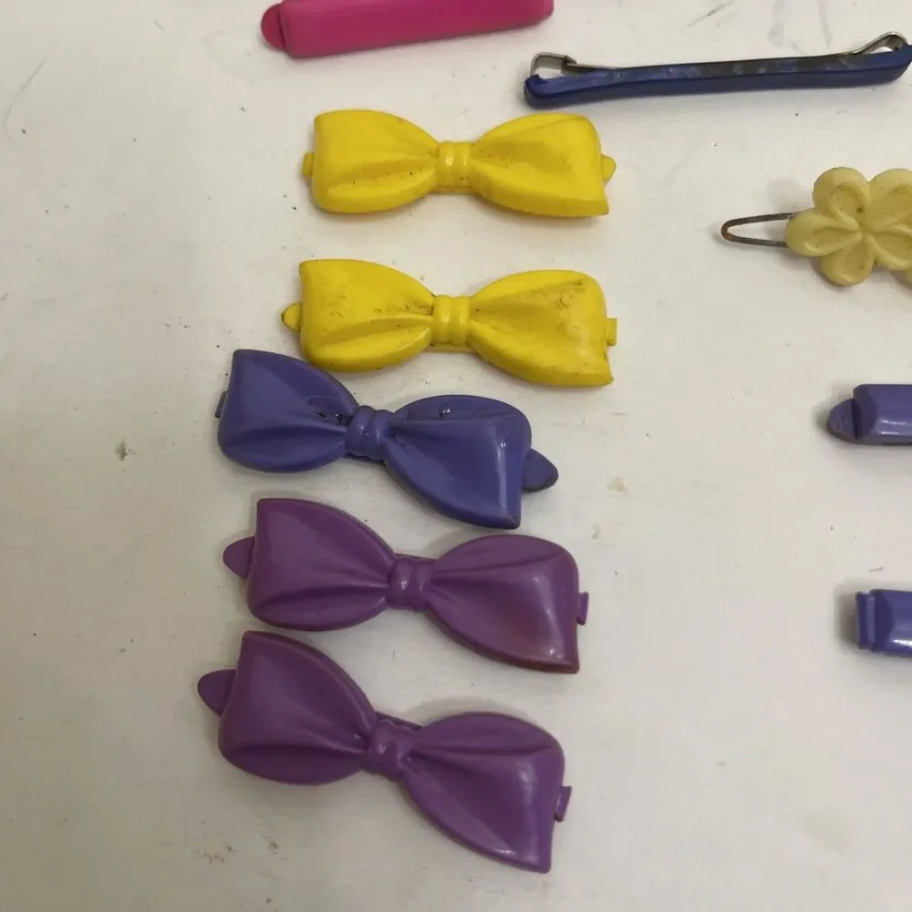 Vtg 1980's Hair Clip GOODY Hair Twin Bead Ponytail Holder 29 Pieces Mixed Lot